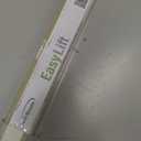 Redi Shade No Tools Easy Lift Trim-at-Home Cordless Pleated Light Filtering Fabric Shade White, 36" W x 64" L, (Fits windows 19"- 36")