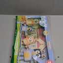 Bluey Characters Wooden Figures Set of 4, Colorful Articulate Toddler Wooden Toys with Bingo, Chilli, and Bandit, Block Set for Kids Ages 3+