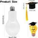 2 x Graduation Money Gift Box - Graduate Cap Mason Jar Filled with Case for Class of 2026 Party Favor for Him Her Women Men College High School