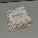 CMUSKO Baby in Bloom Themed 24pcs Floral Napkins - Girls Baby Shower Party - White with Pink Floral Prints - Paper - 13x13 inches