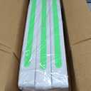 TonGass (3-Pack, White) 18" Universal Pool Ladder Step Replacement with Reflective Strip, Plastic Swimming Pool Ladder Rung Step with Stainless Steel Bolts for Inground Above Ground Pools