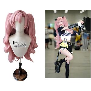 Nicole Demara Cosplay wig for Anime Game ZZZ Long Pink Cosplay Wig with wig Cap Nicole Demara Cosplay wig for Anime Game ZZZ Long Pink Cosplay Wig with wig Cap
