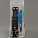 TopPerfekt Band Compatible with Garmin Fenix 8/8 Pro 51/47/43mm, Soft Silicone Replacement Watch Strap Wristband for Instinct 3/Forerunner 965/Tactix 8/ Fenix 7/6/ Descent G2 Smart Watch for Women Men (Black - Magenta)