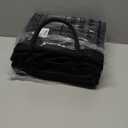 Reginary 12 Packs Black Burlap Tote Bags Jute Tote Wedding Bridesmaid Welcome Grocery Burlap Gift Bags with Handles Bulk Blank Shopping Kitchen Reusable for Market Beach DIY, 12.2 x 3.94 x 9.84 Inch