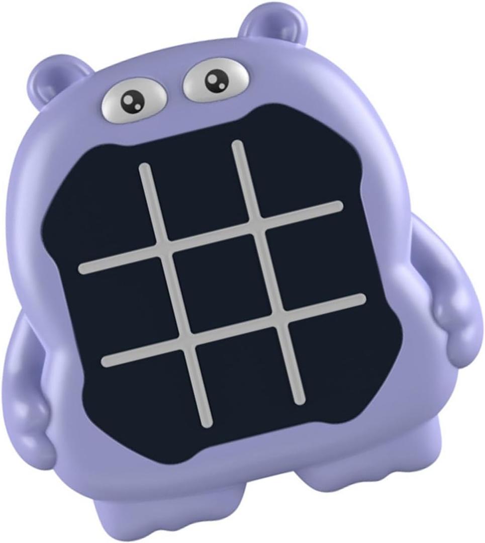 Portable Electric Puzzle Game Console Handheld Strategy Board Toy for & Adults | Educational Travel Games Puzzle Electronic Educational (Hippo)