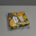 Mustard Yellow Floral Pillow Covers 18x18 Set of 2 Hummingbirds Throw Pillowcases Lemons Square Cushion Case for Couch Bed Sofa Chair Outdoor Home Decor