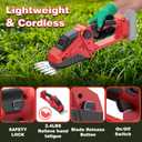 Cordless Hedge Trimmer for Milwaukee M18 Battery(No Battery),2200RPM Cordless Mini Grass Shears,2 in 1 Handheld Electric Hedge Trimmer/Grass Cutter,Shrub Trimmer Bush Trimmer for Gardening,Lawn,Yard