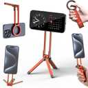 ULANZI MA30 Magnetic Phone Tripod Stand for iPhone - Aluminium Maglock Smartphone Mini Tripod Pocket Cell Phone Stand Strong Magnet Quick Mount Compatible with iPhone 17 16 15 14 13 12 Series, Orange