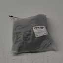 Women's PU Leather Ruched Bodycon Dresses Mock Neck Sleeveless Zipper Mini Tank Dress (Large, Dark Grey)