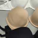 Fruit of the Loom Womens Smooth Cotton T-Shirt Bra - Ultra-Soft, Flexible, and Invisible Under Tees (42C, Pack of 3)