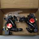 ZOOM Hydraulic Disc Brake Calipers: HB-100 MTB Bike Disc Brakes Front & Rear Caliper Set for Mountain, Road Bicycle and E-Bike