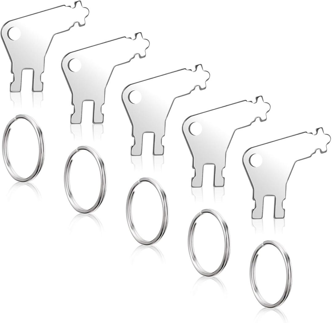 10PCS Paper Towel Dispenser Key, Paper Towel Key, Iron Tissue Dispenser Keys Replacement Universal Toilet Paper Holder Opener Compatible with Georgia Pacific