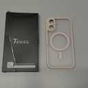 TOCOL Magnetic for 16 Gold Case, Upgraded Full Camera Protection, Compatible with Magsafe, Drop Protection, Translucent Matte Back Bumper Phone Cover 6.1-Inch (Desert)