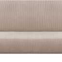 Flamingo P Stretch Armless Futon Covers - Full Queen Futon Couch Covers Slipcover - Soft Thick Jacquard Washable Sand