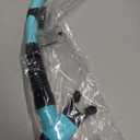 Anti-Fog Snorkel Set - Travel Size Professional Adults Teens Kids Snorkeling Diving Scuba Package Set, Adjustable Panoramic View Swim Snorkel Kit Training Equipment for Men and Women (Green)