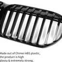 G11 G12 Grill/Front Grilles Kidney Grill Replacement for BMW 7 Series G11 G12 LCI 2020-IN 1Pcs/Set (Single Slat Gloss Black)