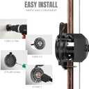 Outdoor Outlet Extender, Weatherproof Power Outlet, Receptacle Outlet,125 Volt NEMA 5-15R, RV Electrical Outlet with Integrated 20-Inch Extension Cord 12AWG, Outdoor Outlet Cover.