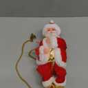 Gfilay Upgraded Climbing Santa Claus on Rope, Animated Electric Musical Christmas Ornament with 3 Modes, Secure Tree Hook & Reinforced White PVC Case, Heartwarming Holiday Decoration Gift