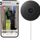 4MP/2K Window Cameras for Home Security, WiFi Indoor Security Camera with Blacklight Full Color Night Vision, Al Text Recognition, Smart Search, 24/7 Recording for Porch/Yard/Front Road (1PCS)