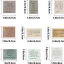 2 x Anwyll 180Pcs Bible Verse Stickers - Vintage Inspirational Christian Stickers Bible Journaling Sticker Self Adhesive Religious Scripture Sticker Jesus Faith Label for Study Supply Planner(3Pcs/Each)