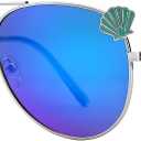 FEISEDY Kids Polarized Sunglasses, Classic Pilot Glasses for Girls Boys Cool Toddler Shades B4062 (Age 2-10)