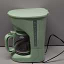 MUELLER HOME 12-Cup Drip Green Coffee Maker, Borosilicate Carafe, Auto-Off, Reusable Filter, Anti-Drip, Keep-Warm Function, Clear Water Level Window, Green Kitchen Accessories & Décor