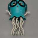 Qxbuhe Dancing Octopus Toy,Smart Tentacle Explorer,Crawling Dancing Automatic Obstacle Sensor Toys,Electric Crawling Octopus with LED Lights & Music (Green Jellyfish)