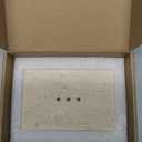 Natural Smooth Real Marble Soap Dish/Facial Sponge Holder/Bathroom Makeup Sponge Tray with Draining Hole (Beige Travertine)