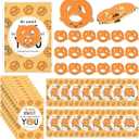 20 Sets Employee Appreciation Gift Pin Bulk Positive Inspirational Emotional Enamel Lapel Cheer up Thank You for All Your Do Support Card for Teacher Coworker Staff Work Team Nurse (Pretzel)