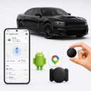 IP65 Waterproof Magnetic Mini GPS Tracker for Vehicles - Real-Time Hidden Tracking, Anti-Theft Car Locator for Truck & Assets (car GPS Android)
