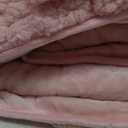 Super Fuzzy Soft Sherpa Fleece Weighted Blanket, 15 lbs Dual Sided Fluffy Heavy Weighted Blankets for Adults - No Bunching with Double Layers of Soft Inner Lining (60"x 80", 15 Pounds) (Pink)