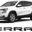 Set OEM Black 1 Terrain and AWD Nameplate Emblem kit Badge 3D Letter Compatible with Terrain 2022-2025 (Gloss Black)