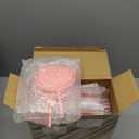 8 Set Spa Sleepover Party Supplies Bulk, Include Face Mask Mixing Bowl Set, Mirror, Headband, Scrunchies, Cosmetic Bags, Face Wash Cloths for Spa Birthday Party (Tie Dye Color)