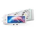 Thermalright Trofeo Vision 360 ARGB White CPU Liqud Cooler,6.86-inch Magnetic IPS LCD Screen with 2400x1080 Resolution,Free to DIY a Variety of Themes,Liquid CPU Cooler for AM4/AM5,Intel lga1700/1851