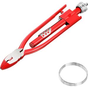 Aircraft Safety Wire Twisting Plier, Metal Twisting Tool with 10-meter 0.5 mm Wire, Lock Twister Safety Plier for Auto Industry Aircraft(9 Inch)