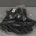 Shoe'N Tale Women's Knee High Boots Flat Low Heel Slouch Pointed Toe Winter Shoes with Side Zipper (8, Black)