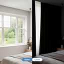 CUCRAF Blackout Curtains 54 inches Long 2 Panels Set for Bedroom, Beige Rod Pocket Room Darkening Curtain for Living Room, Thermal Insulated Window Drapes (W 52 x L 54 Inch)