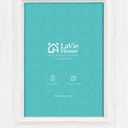 LaVie Home 5x7 Picture Frames (1 Pack, Distressed White) Rustic Photo Frame Set with High Definition Glass for Wall Mount & Table Top Display
