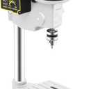 3-Speed Benchtop Drill Press, Electric Bench Wood Drilling Machine for DIY Creation, Small and Precise Work Like Jewelry Making Woodworking Metal Drilling Machine 110V