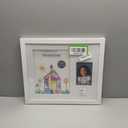 Americanflat Kids Art Frame with Two Openings and Storage - Use as 8.5x11 Picture Frame for Kids Art Display and One 4x6 Photo - My Mini Masterpiece - Changeable Display - White