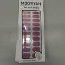 10 x Gloss Nail Strips|Uv Free|22 Pcs,Gel Nail Stickers|Long Lasting Two Weeks and Easy to Apply&Remove|Powder Blue Spot