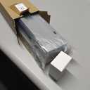 Joydeco No Drill Zebra Blinds for Windows, Cordless Day & Night Dual Sheer Roller Shades, Easy Installation, Free-Stop Light Filtering Privacy Blinds for Home(Grey,35" W x 75" H, Old Version)