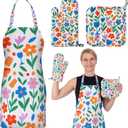 Blushtier Passover Kitchen Accessories Sets, Including Kitchen Apron, Pot Holder, Oven Mitt Passover Gifts for Home Seder