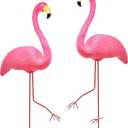 Pink Flamingo Yard Decorations Pack of 2 Flamingos Decor Ornaments for Outdoor Lawn and Garden