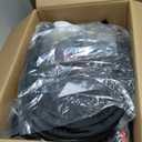 RIDYEE 7-in-1 Folding Toddler Tricycle for 18 Months to 5 Years, Tricycle Stroller with Dual Brakes, All-Terrian Rubber Tire, Tricycle for Toddlers with Rotatable Seat, Adjustable Push Handle, Black