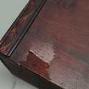 Wood Bottle Box,13.4 x 5.3 x 4.9in Vintage Wooden Box with Lid Decorative Bottle Storage Carrying Case for Desk Organizers