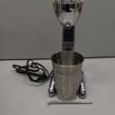 Hamilton Beach DrinkMaster Electric Drink Mixer, Retro Milkshake Maker & Milk Frother, 2 Speeds, Extra-Large 28 oz. Stainless Steel Cup, Classic Chrome