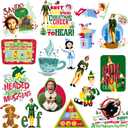 Buddy The Elf Stickers Vinyl Large Deluxe Sticker Variety Pack - Laptop, Water Bottle, Scrapbooking, Tablet, Skateboard, Indoor/Outdoor - Set of 50