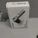 Electric Spin Scrubber, Cordless Shower Scrubber with Battery Level Display, 2 Speeds Electric Scrubber for Cleaning with 6 Replaceable Heads, Cleaning Brush for Bathroom/Sink/Window (White)