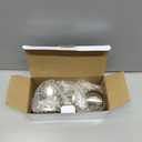 BESTTEN Keyed Entry Door Knob with Lock, Interior and Exterior Door Lock, Standard Ball, Satin Nickel